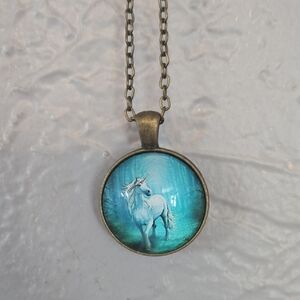 Mystical Unicorn Pendant Necklace